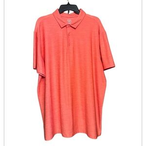 Men's Coral Polo performance Shirt Member’s Mark size XXL